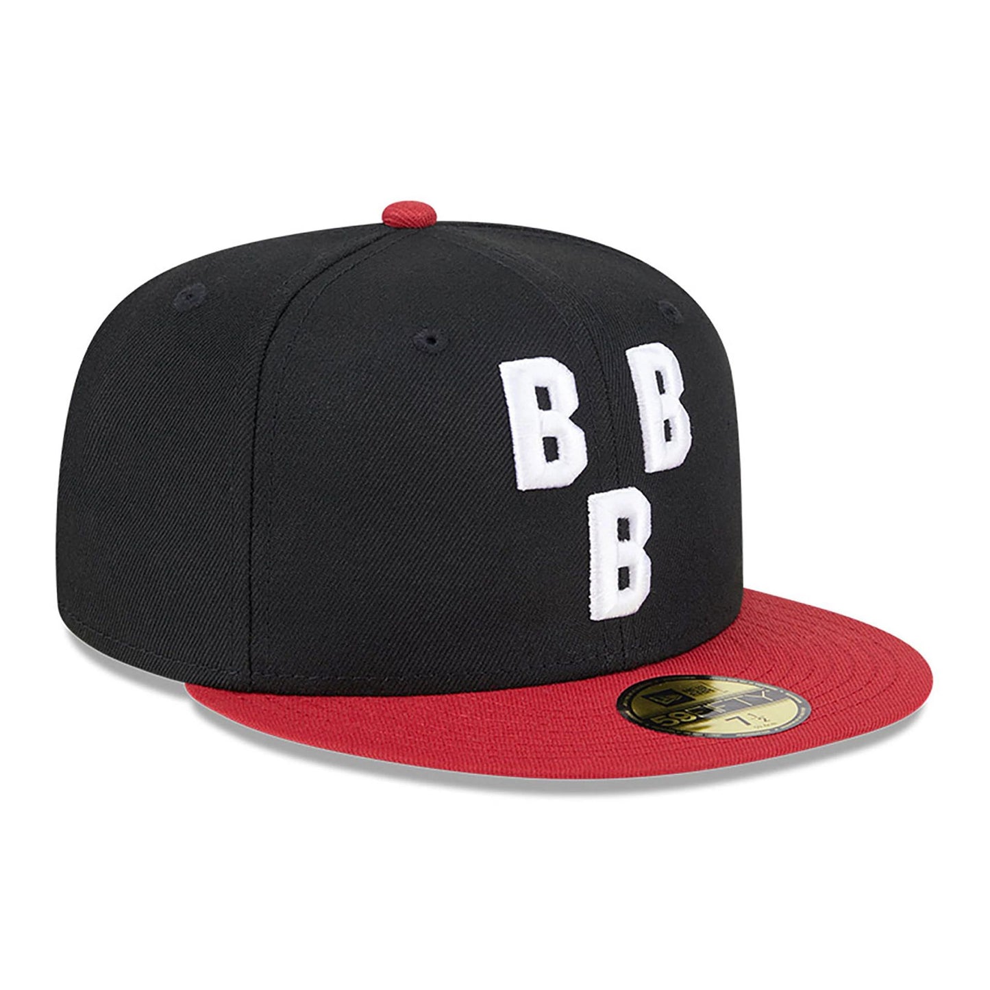 This is a Birmingham Black Barons Rickwood Black 59FIFTY Fitted Cap 4