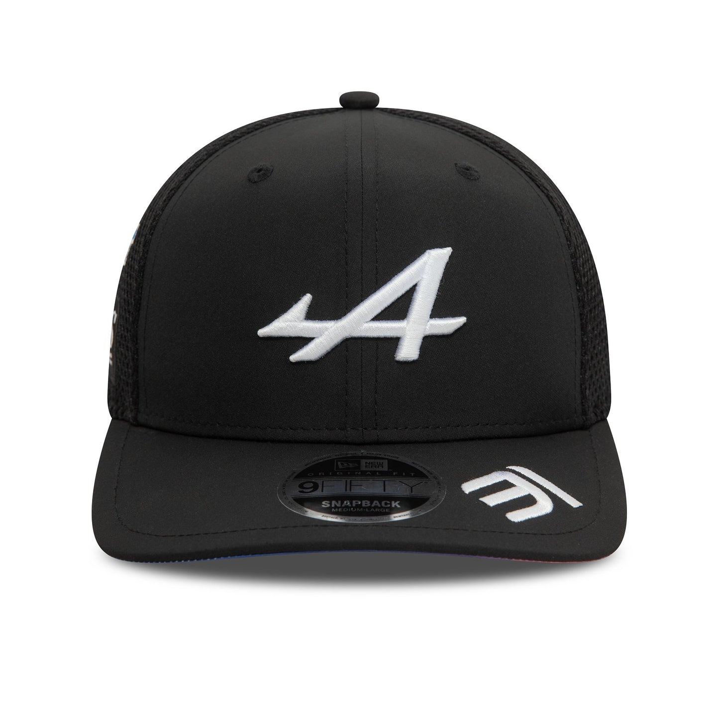 This is a Alpine Racing Esteban Ocon Black 9FIFTY Original Fit Snapback Cap 4