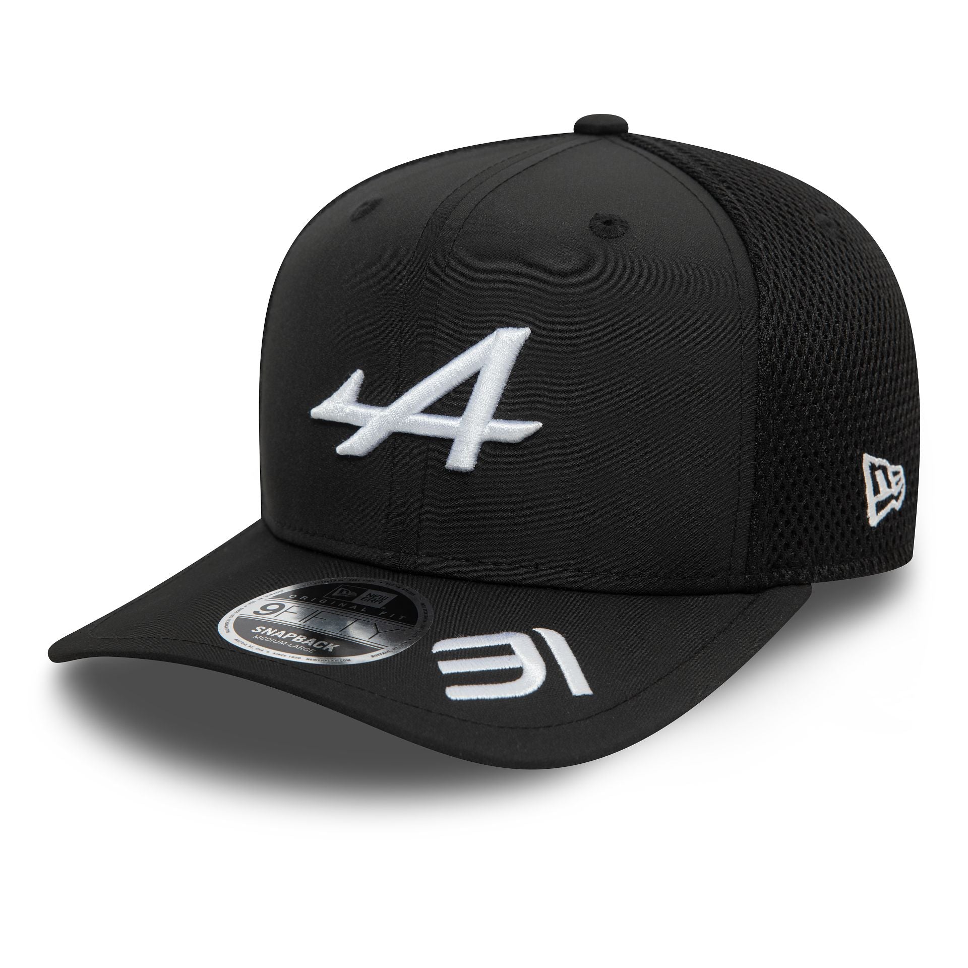 This is a Alpine Racing Esteban Ocon Black 9FIFTY Original Fit Snapback Cap 2