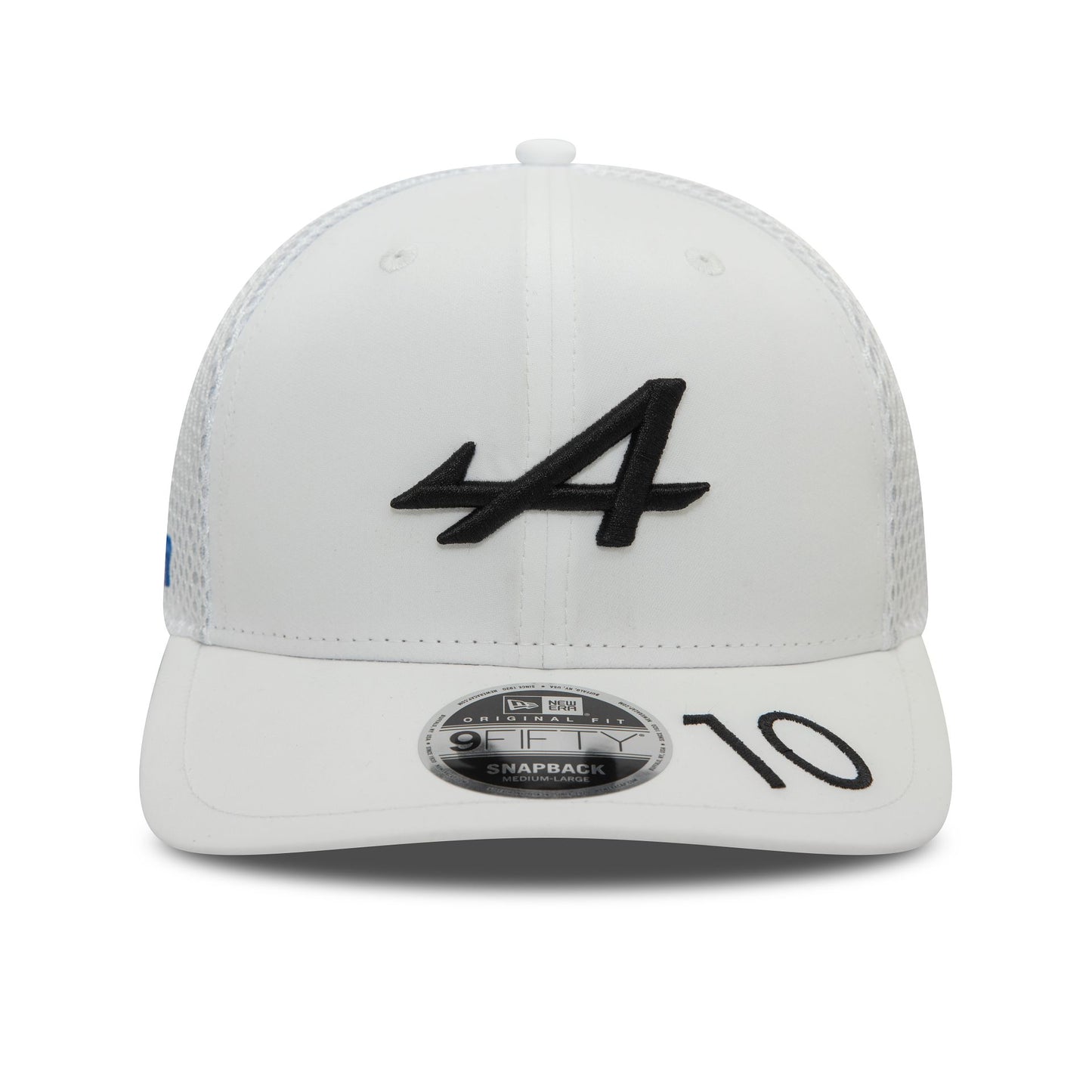 This is a Alpine Racing Pierre Gasly White 9FIFTY Original Fit Snapback Cap 4