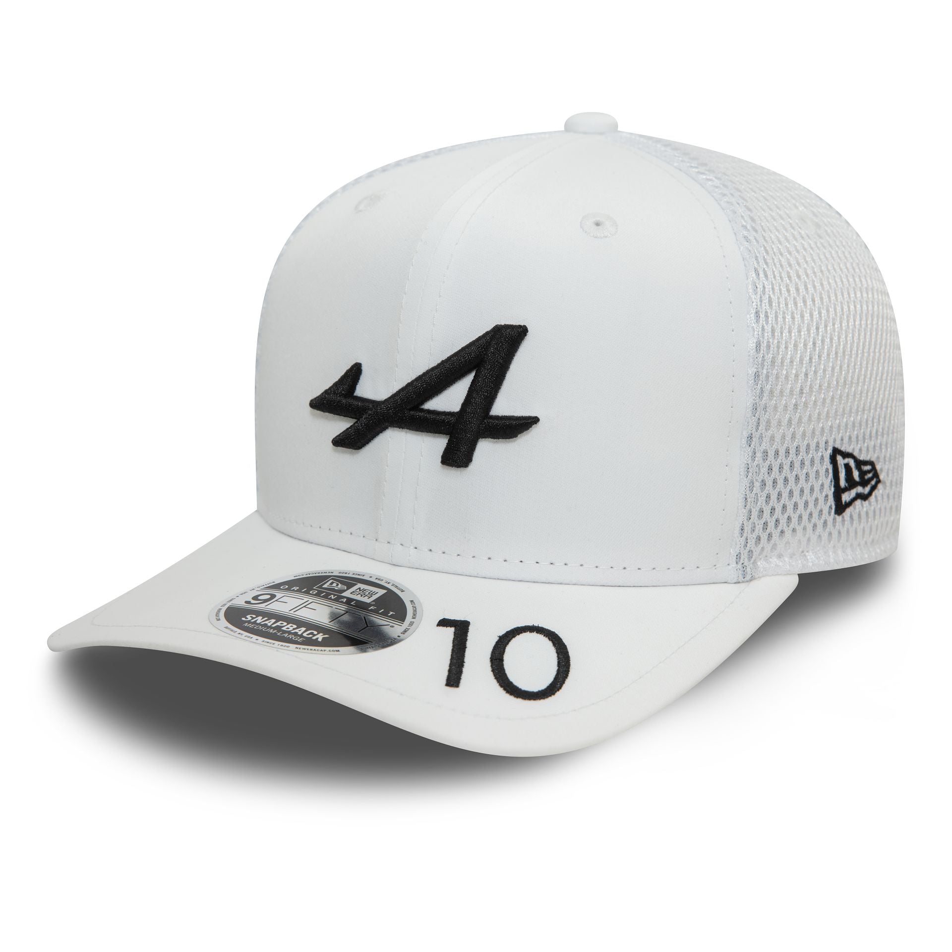 This is a Alpine Racing Pierre Gasly White 9FIFTY Original Fit Snapback Cap 2