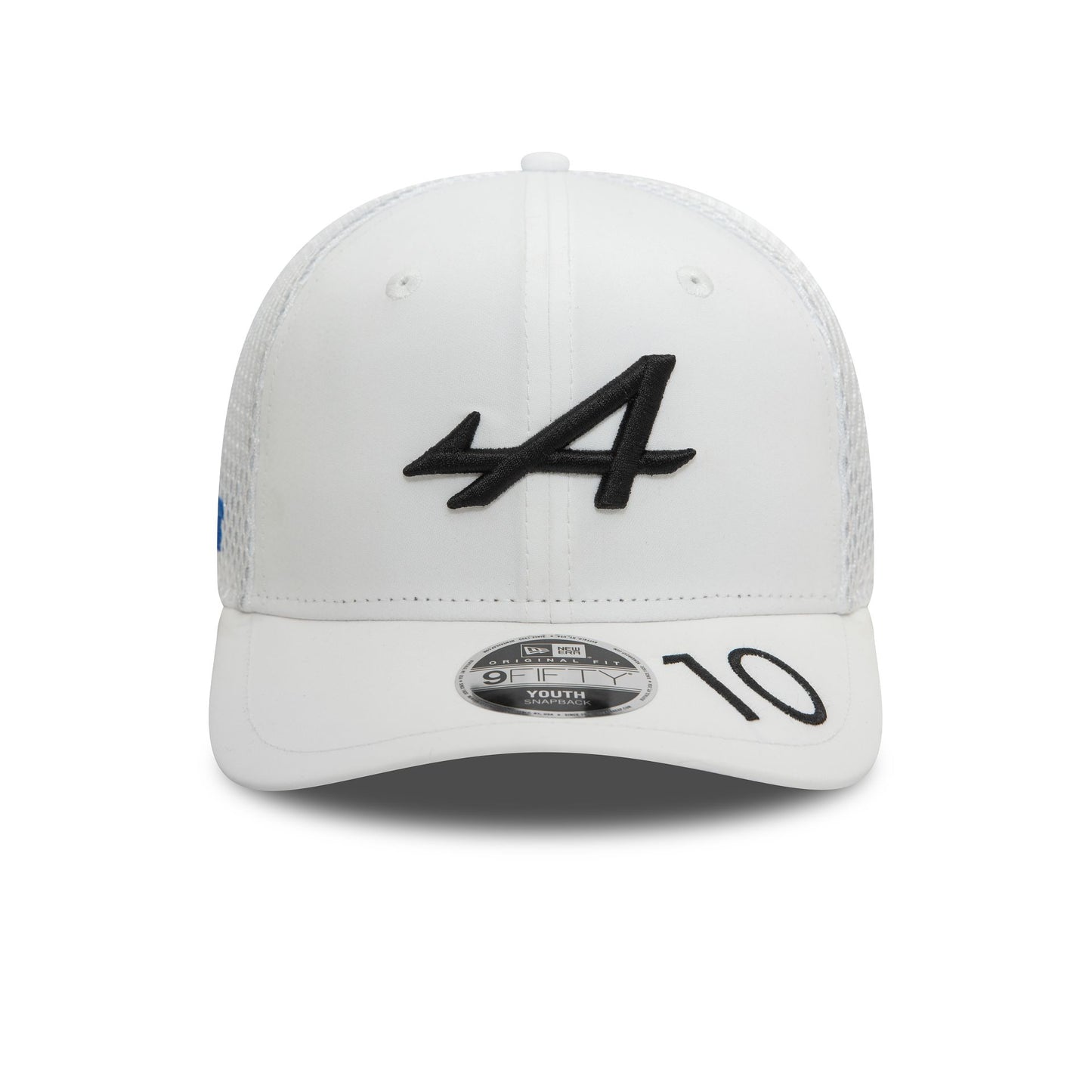 This is a Alpine Racing Youth Pierre Gasly White 9FIFTY Original Fit Snapback Cap 2