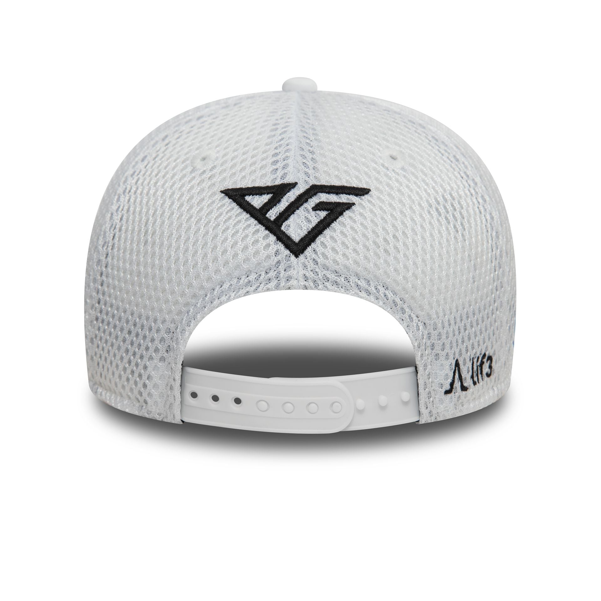 This is a Alpine Racing Youth Pierre Gasly White 9FIFTY Original Fit Snapback Cap 3