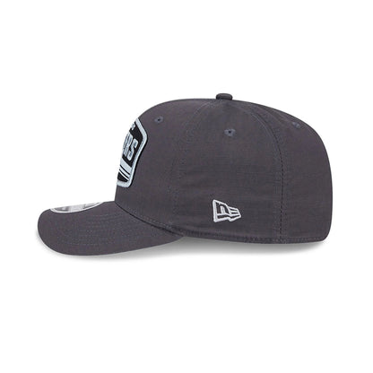 This is a Las Vegas Raiders Team Elevated Dark Grey 9SEVENTY Stretch Snap Adjustable Cap 7