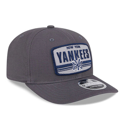 This is a New York Yankees Team Elevated Dark Grey 9SEVENTY Stretch Snap Adjustable Cap 3