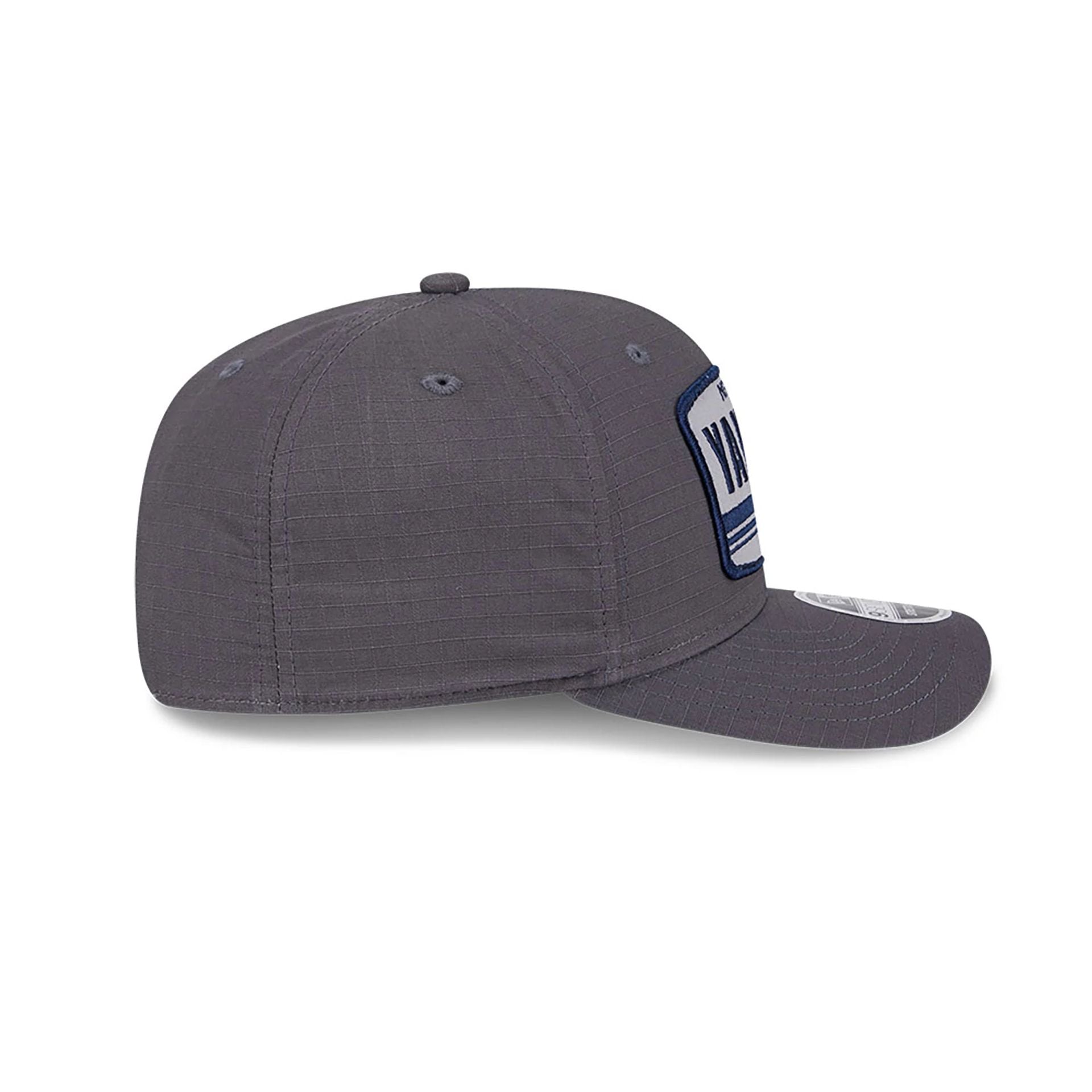 This is a New York Yankees Team Elevated Dark Grey 9SEVENTY Stretch Snap Adjustable Cap 6