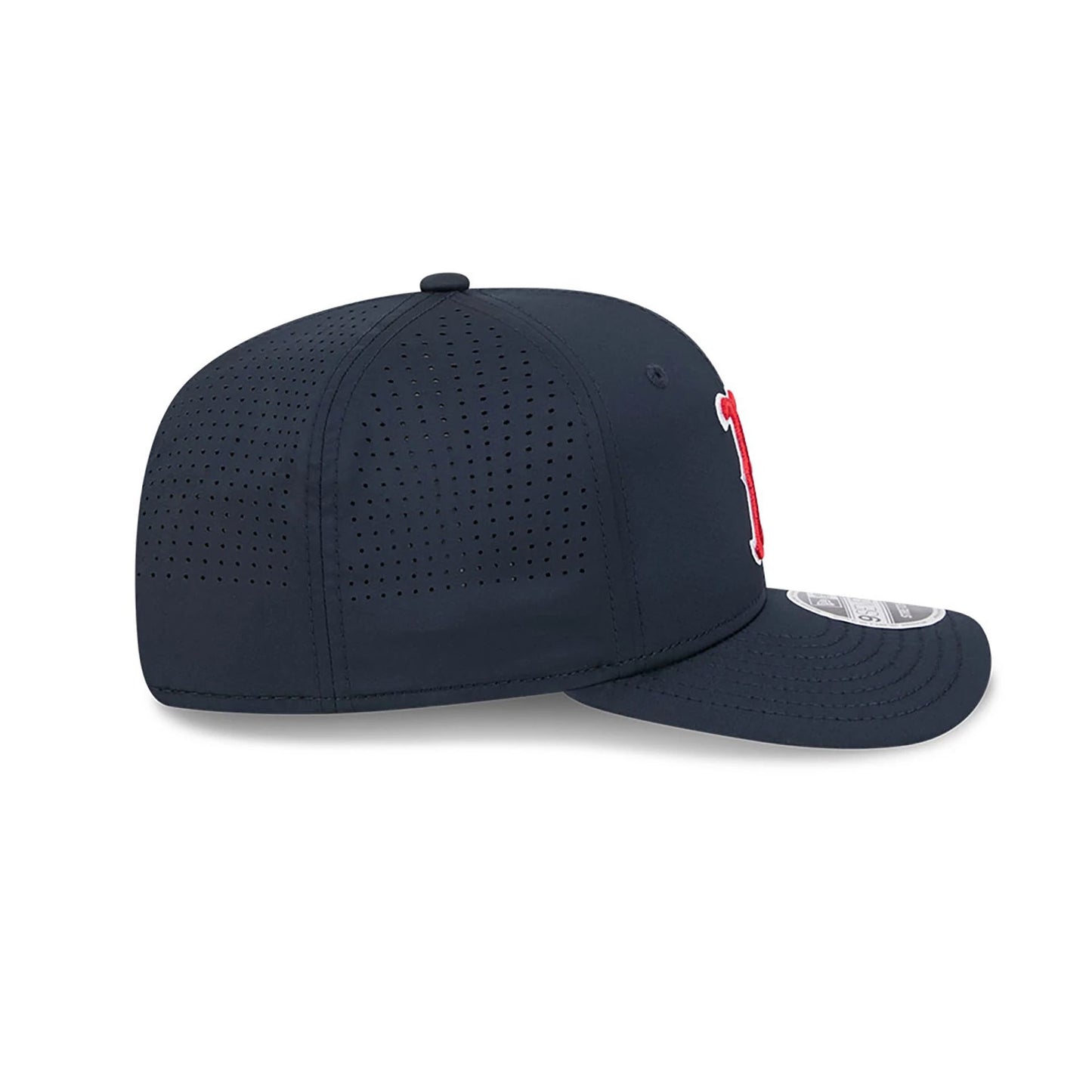 This is a Boston Red Sox AC Performance Navy 9SEVENTY Stretch Snap Adjustable Cap 6