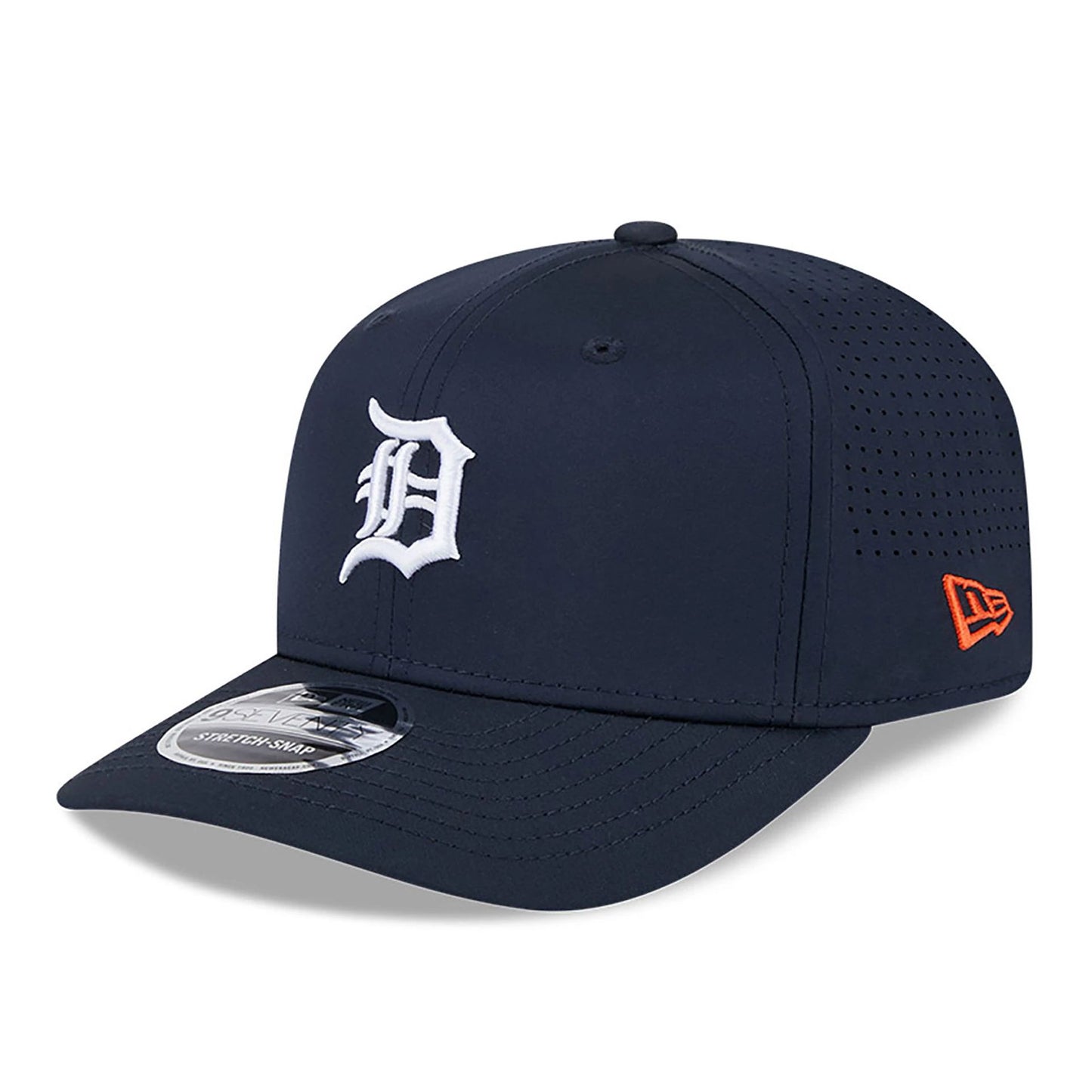 This is a Detroit Tigers AC Performance Navy 9SEVENTY Stretch Snap Adjustable Cap 1