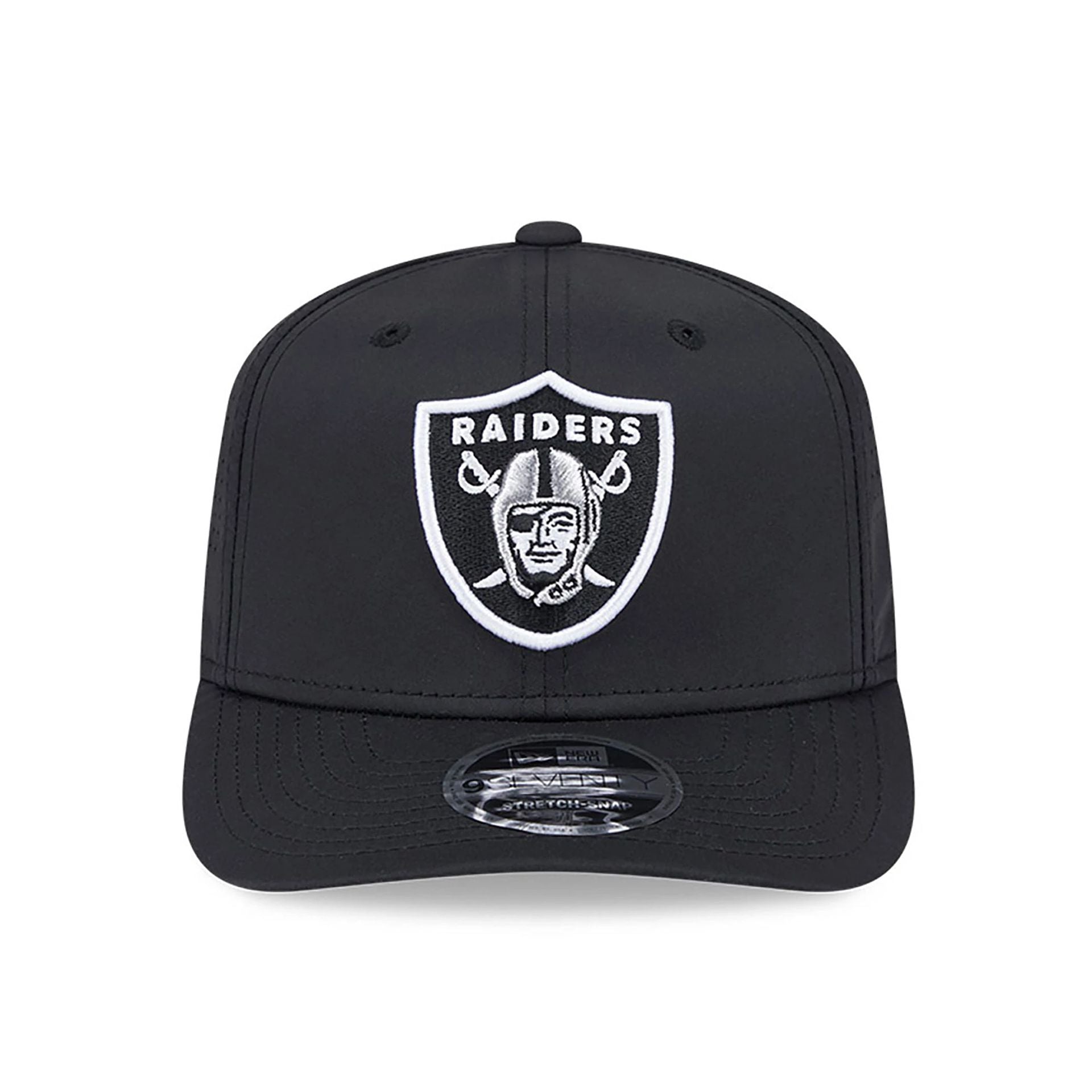 This is a Las Vegas Raiders AC Performance Black 9SEVENTY Stretch Snap Adjustable Cap 3