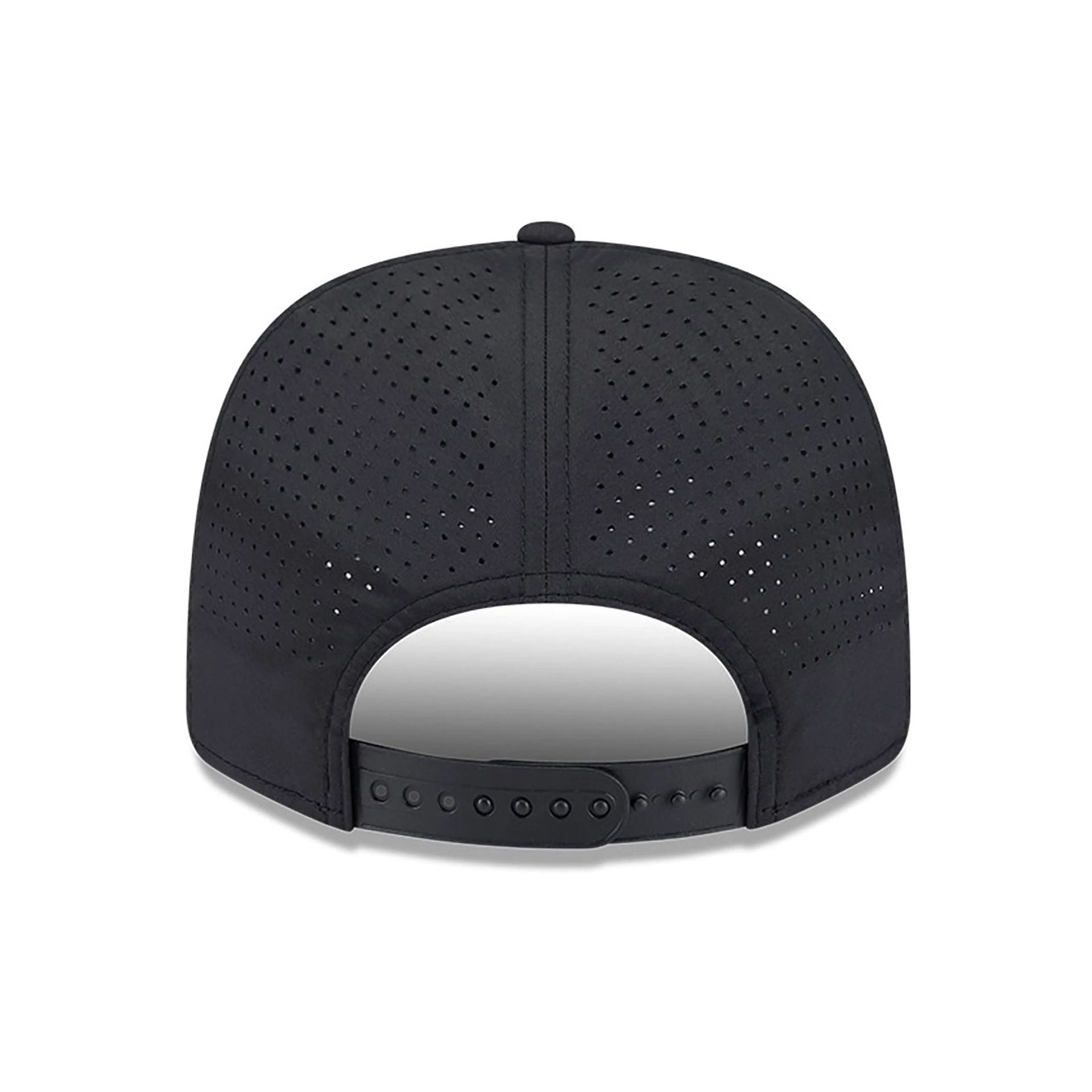 This is a Las Vegas Raiders AC Performance Black 9SEVENTY Stretch Snap Adjustable Cap 5