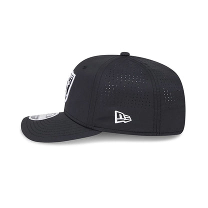 This is a Las Vegas Raiders AC Performance Black 9SEVENTY Stretch Snap Adjustable Cap 7