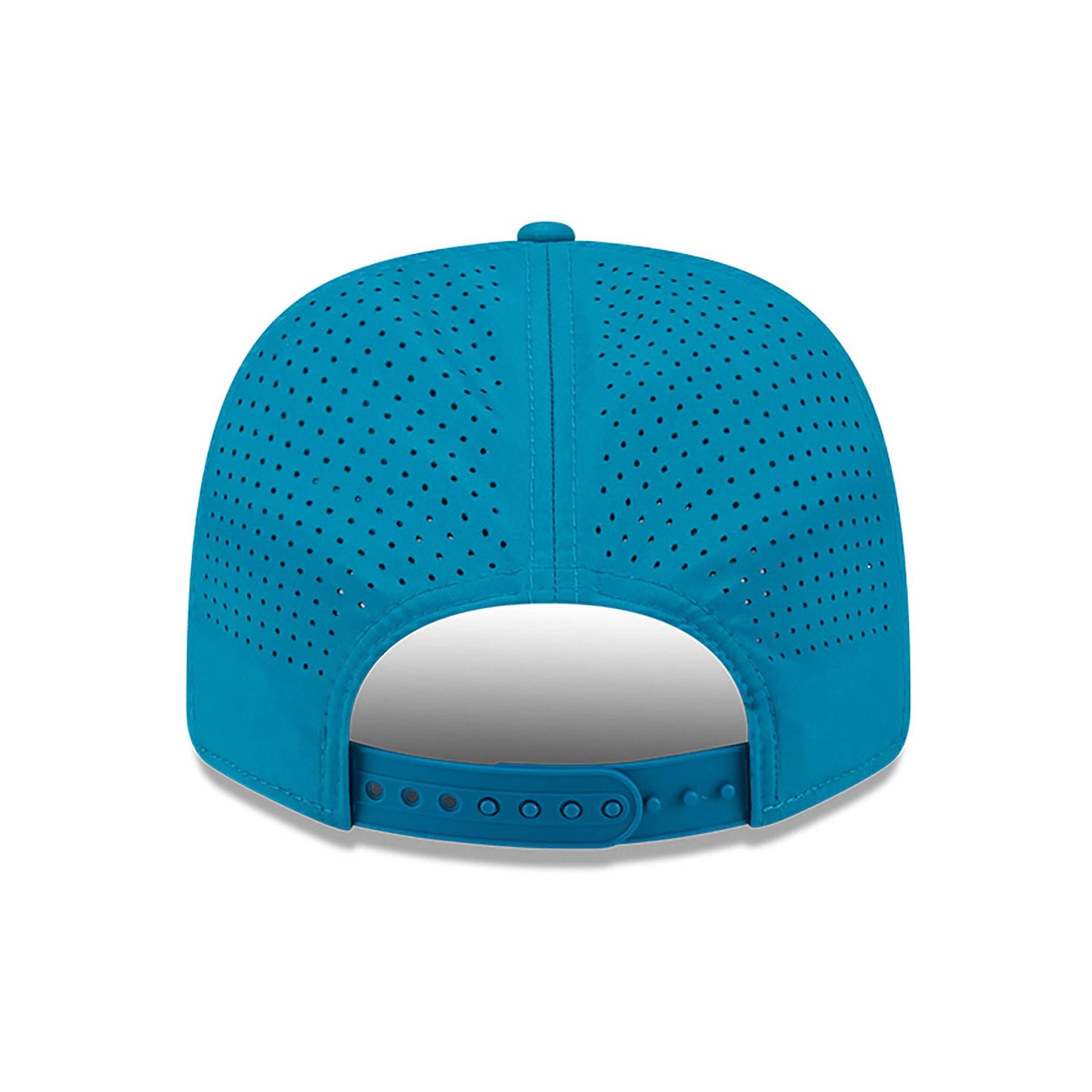 This is a Jacksonville Jaguars AC Performance Turquoise 9SEVENTY Stretch Snap Adjustable Cap 5