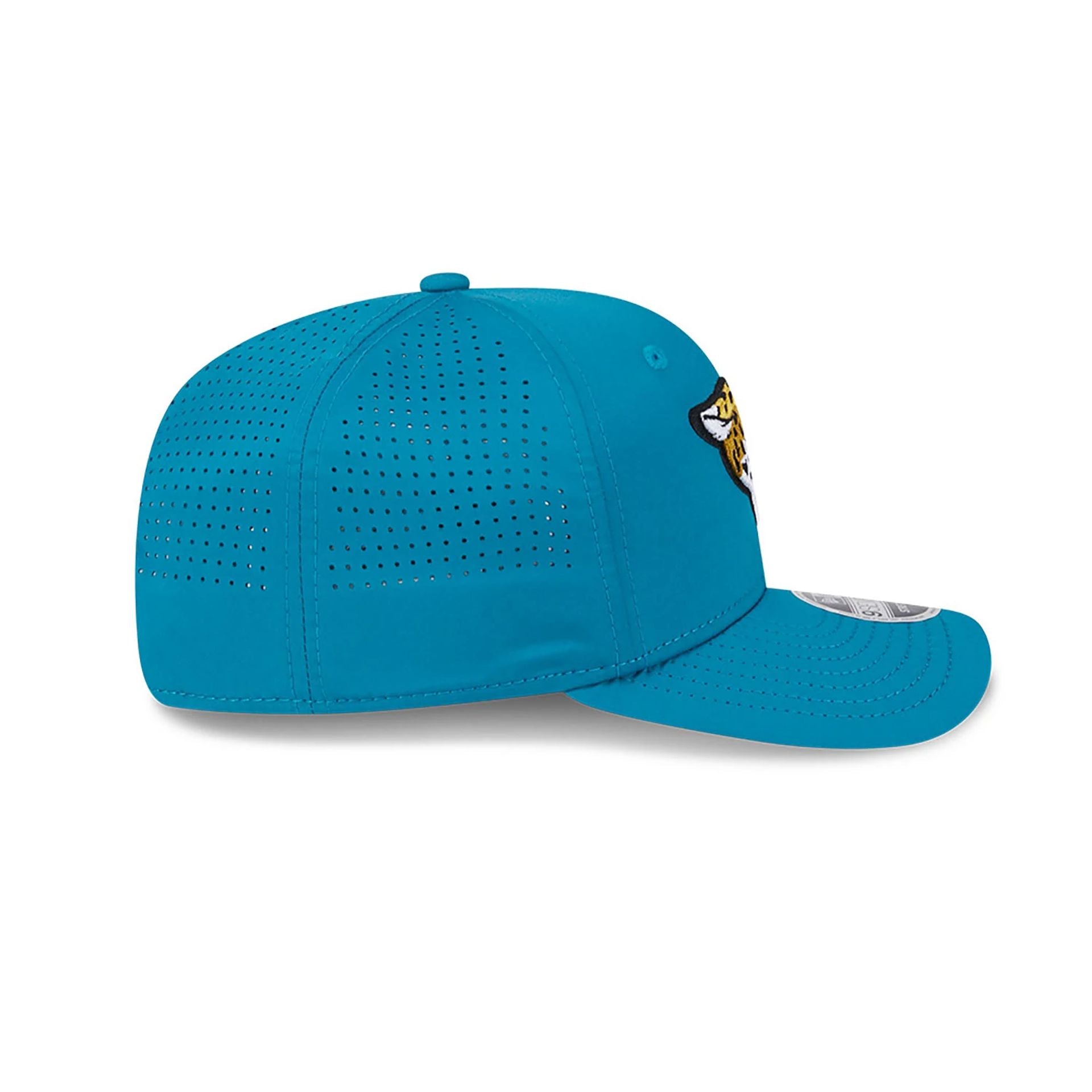 This is a Jacksonville Jaguars AC Performance Turquoise 9SEVENTY Stretch Snap Adjustable Cap 6