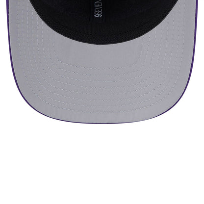 This is a LA Lakers AC Performance Purple 9SEVENTY Stretch Snap Adjustable Cap 2