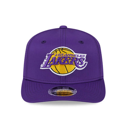 This is a LA Lakers AC Performance Purple 9SEVENTY Stretch Snap Adjustable Cap 3