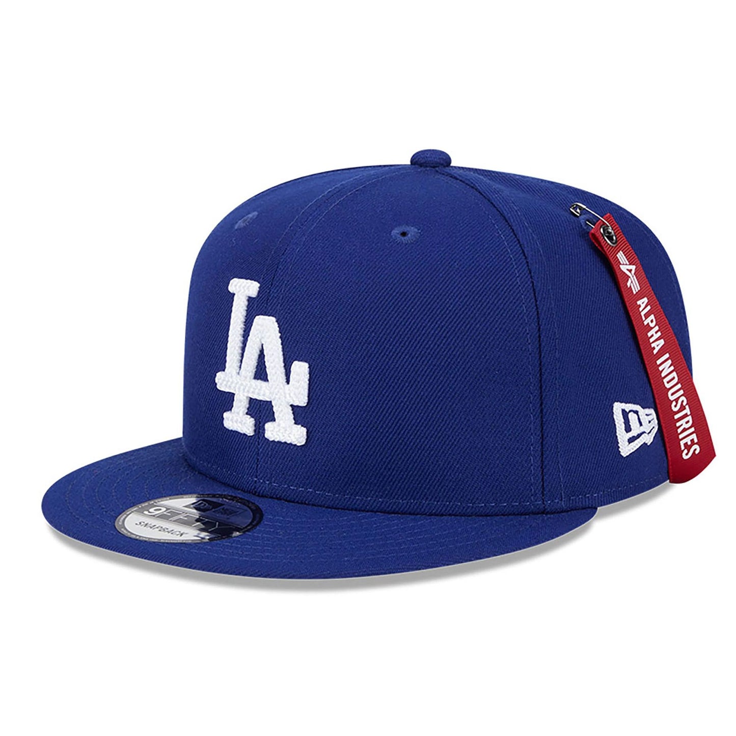 This is a LA Dodgers MLB x Alpha Industries Dark Blue 9FIFTY Snapback Adjustable Cap 1