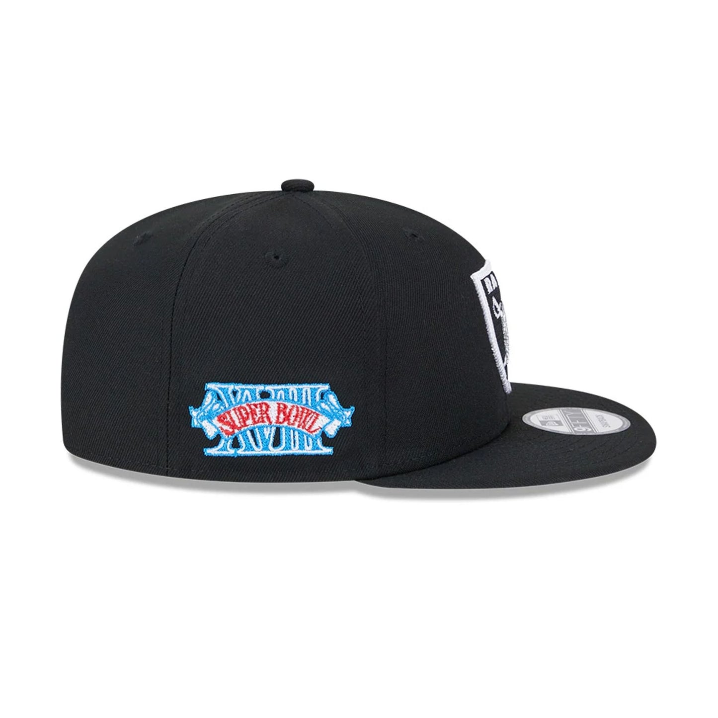 This is a Las Vegas Raiders NFL x Alpha Industries Black 9FIFTY Snapback Adjustable Cap 6