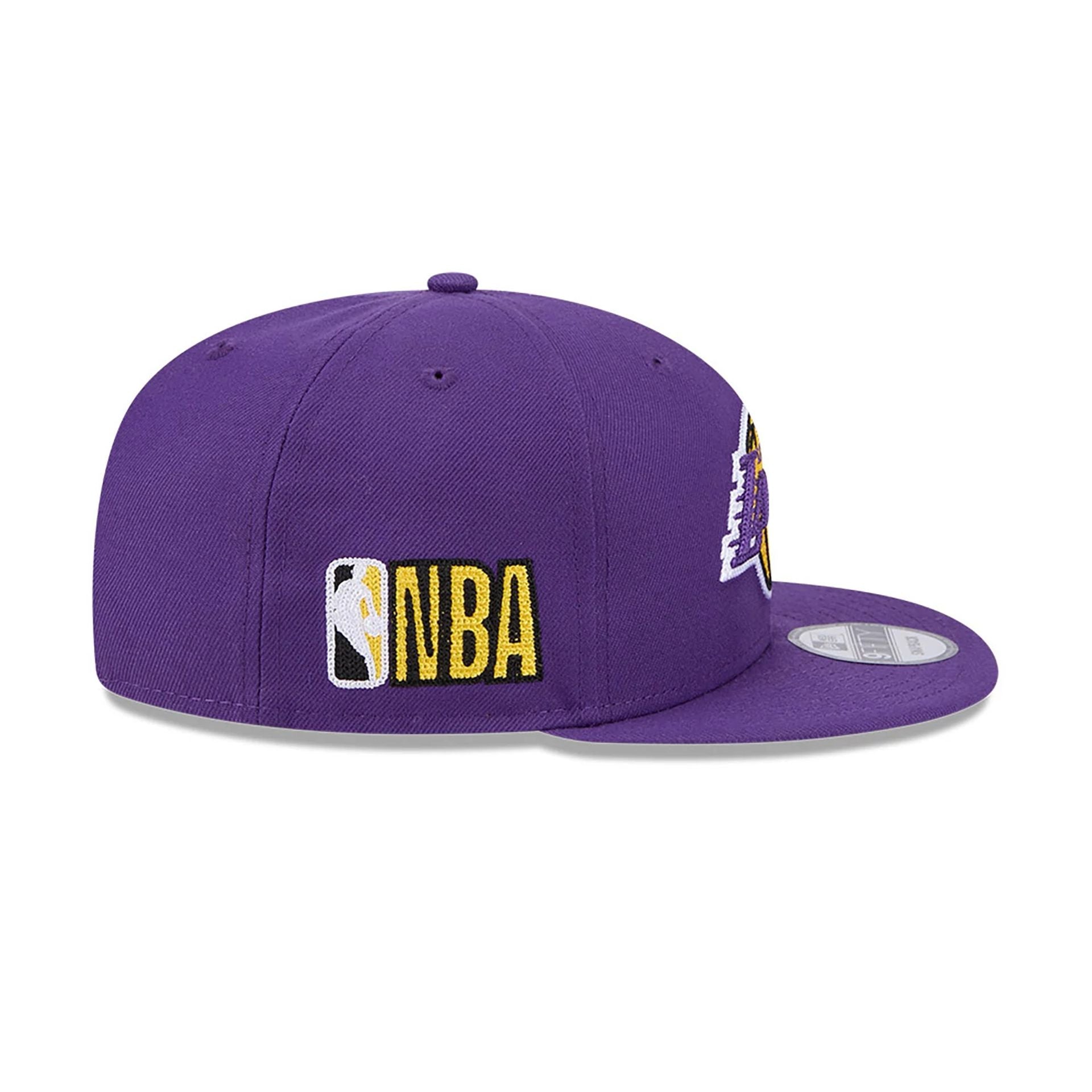 This is a LA Lakers NBA x Alpha Purple 9FIFTY Snapback Cap 6