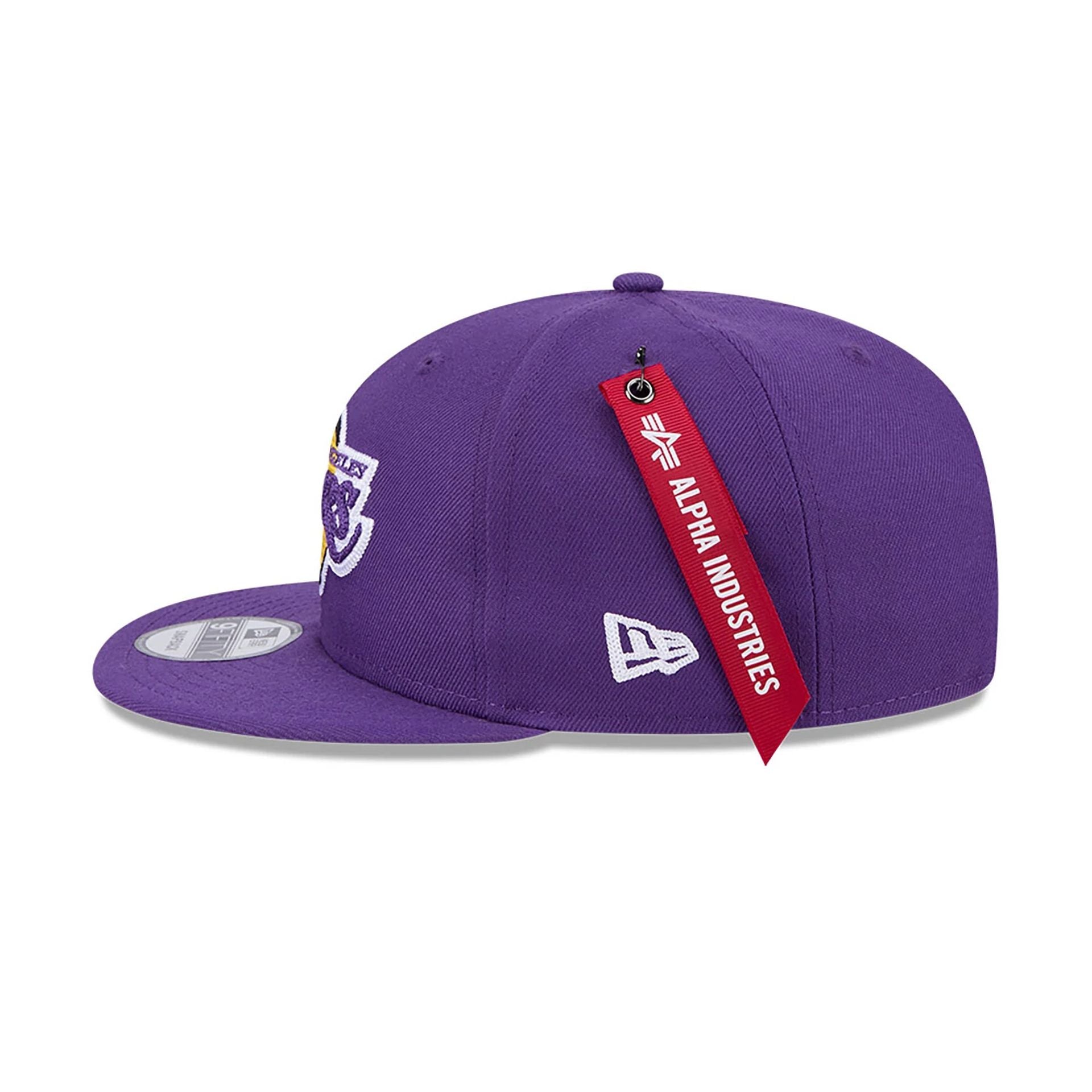 This is a LA Lakers NBA x Alpha Purple 9FIFTY Snapback Cap 7