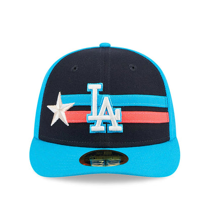 This is a LA Dodgers MLB All Star Game 2024 Blue Low Profile 59FIFTY Fitted Cap 4