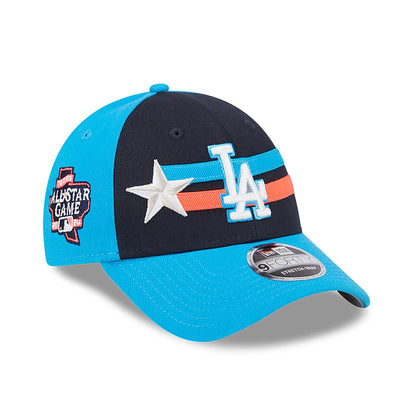 This is a LA Dodgers MLB All Star Game 2024 Blue 9FORTY Stretch Snap Cap 1