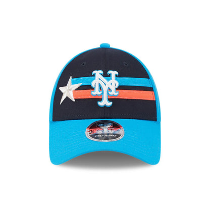 This is a New York Mets MLB All Star Game 2024 Blue 9FORTY Stretch Snap Cap 4