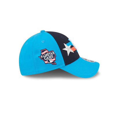 This is a New York Mets MLB All Star Game 2024 Blue 9FORTY Stretch Snap Cap 6