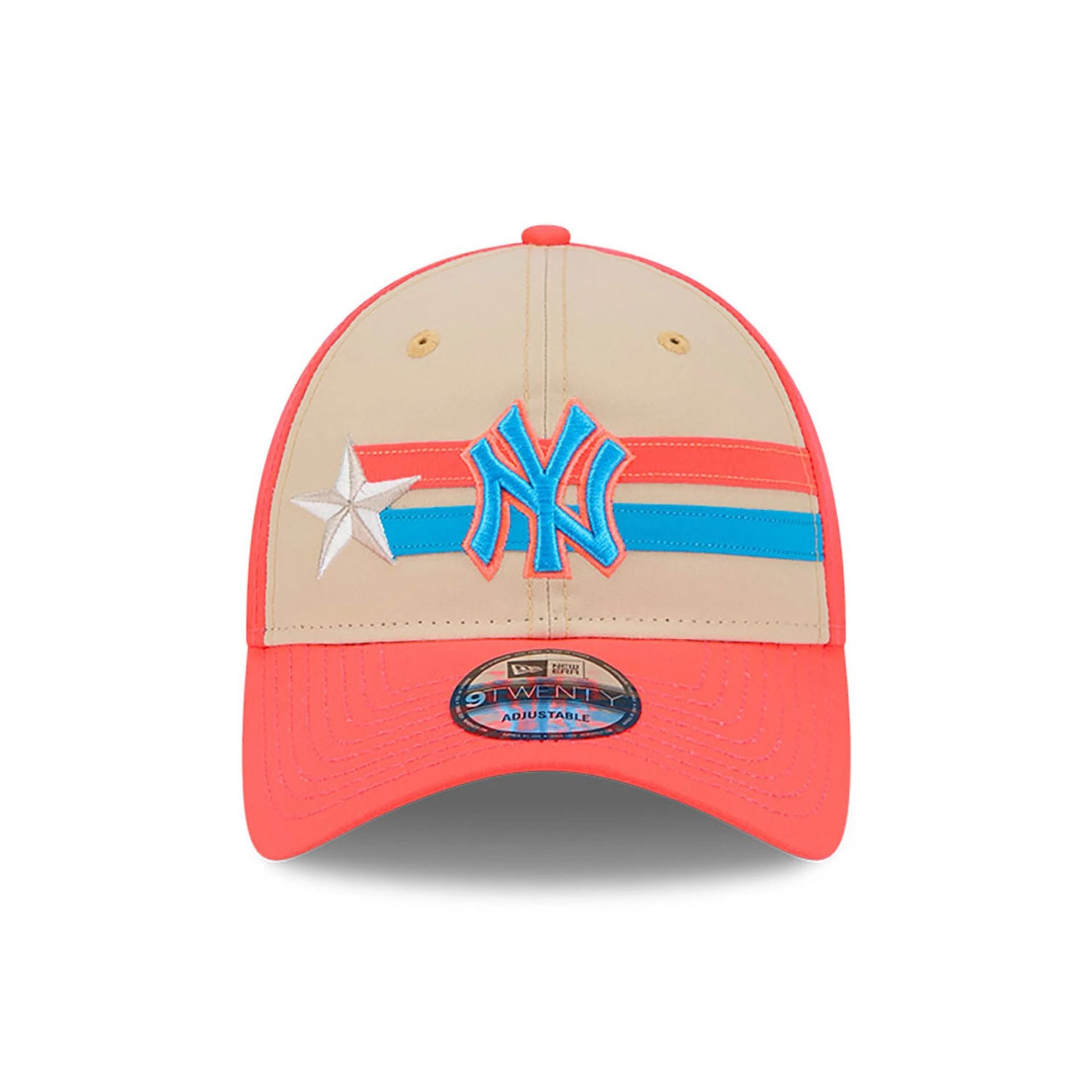 This is a New York Yankees MLB All Star Game 2024 Orange 9TWENTY Adjustable Cap 4