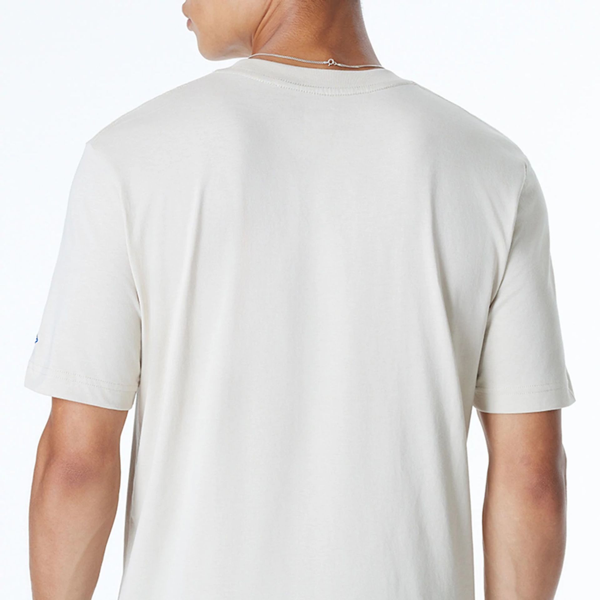 The Male model is wearing Buffalo Bills NFL 3rd Down Historic Light Beige T-Shirt  7