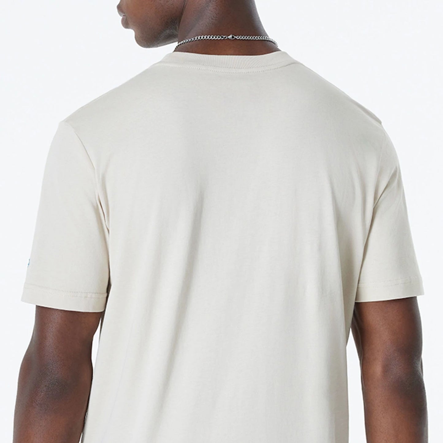 The Male model is wearing Jacksonville Jaguars NFL 3rd Down Historic Light Beige T-Shirt 7