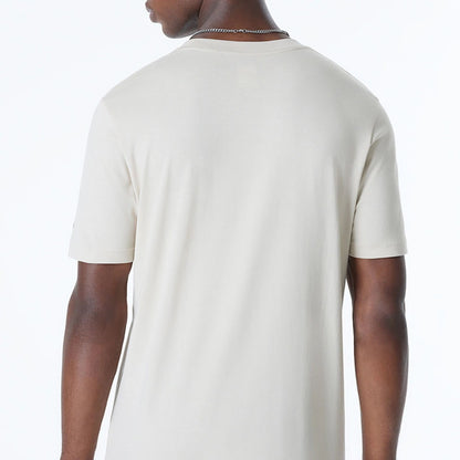 The Male model is wearing Oakland Raiders NFL 3rd Down Historic Light Beige T-Shirt 7