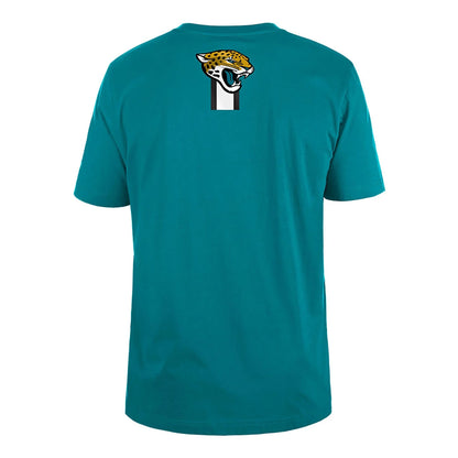 The Male model is wearing Jacksonville Jaguars NFL 3rd Down Turquoise T-Shirt  2