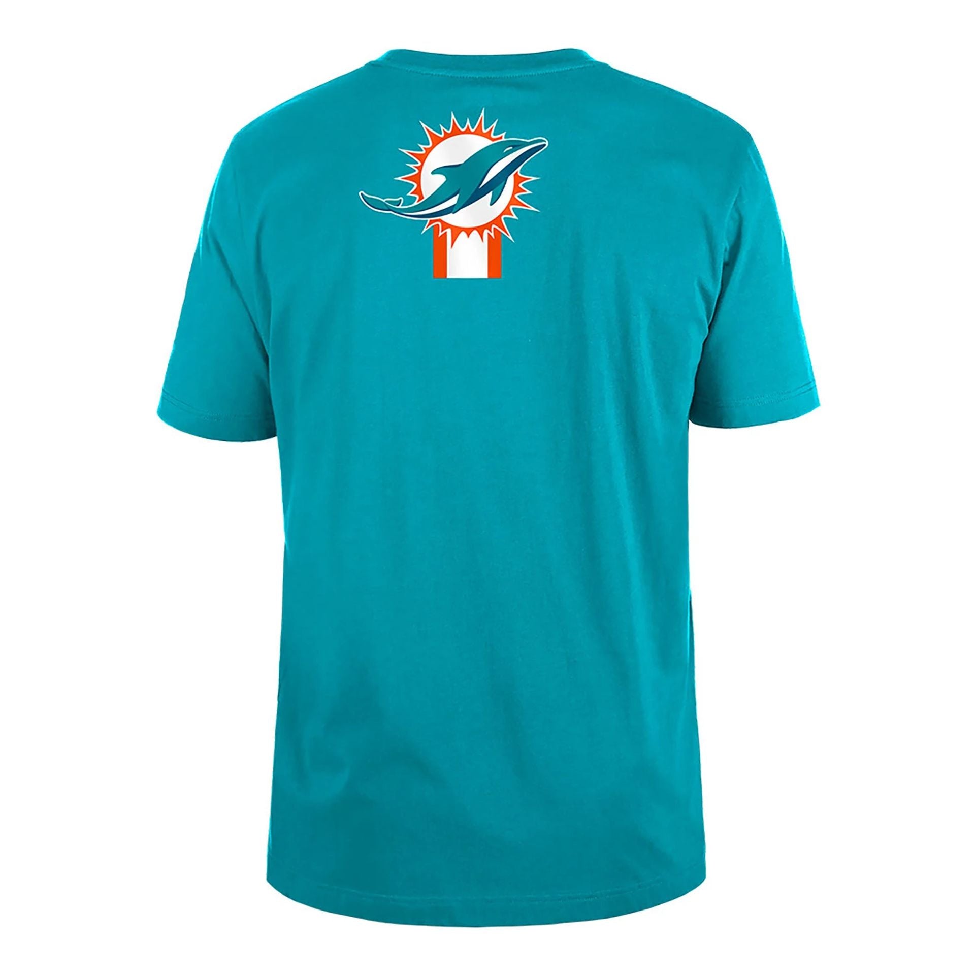 The Male model is wearing Miami Dolphins NFL 3rd Down Turquoise T-Shirt  2