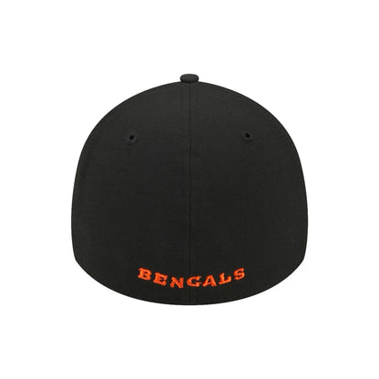 This is a Cincinnati Bengals NFL Team Logo Black 39THIRTY Stretch Fit Cap 3