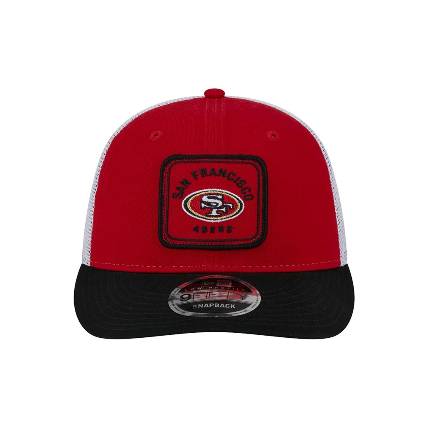 This is a San Francisco 49Ers NFL Patch Red Low Profile 9FIFTY Snapback Cap 3