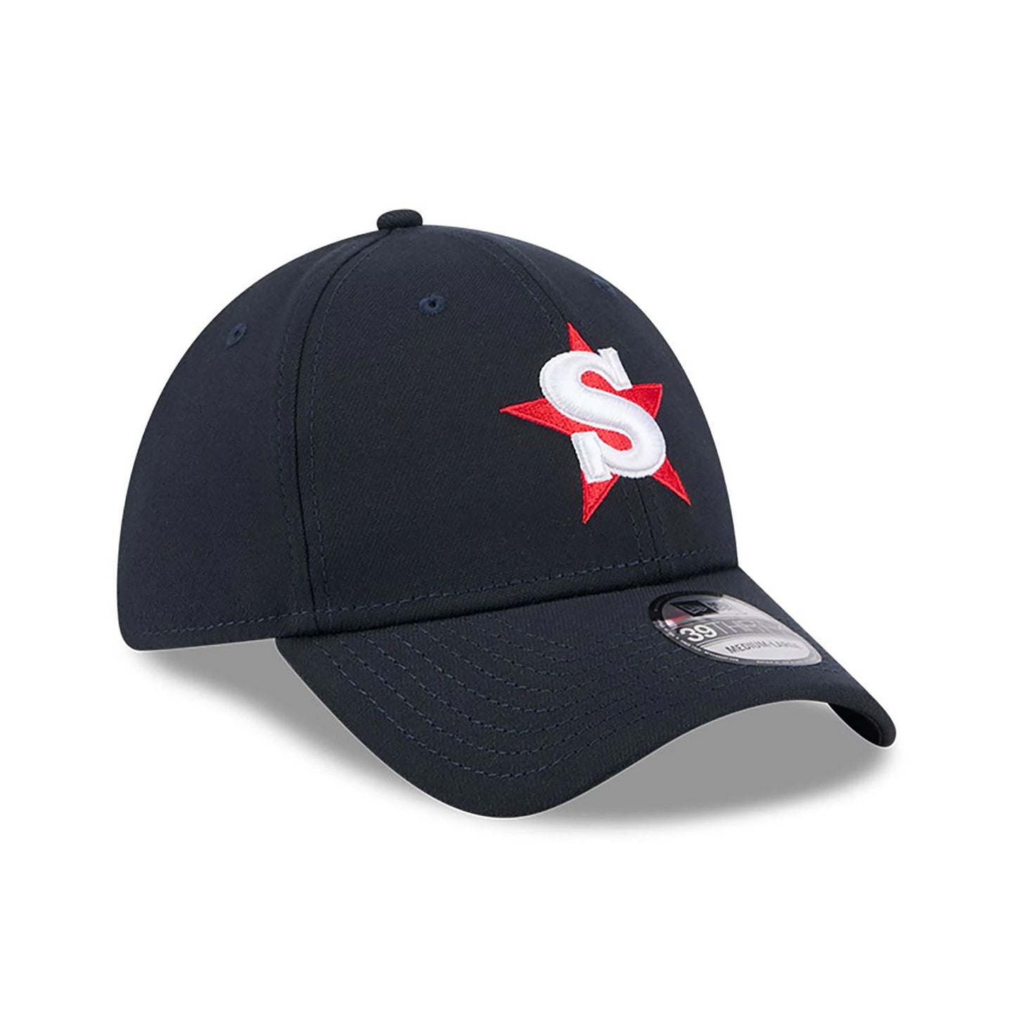 This is a Inland Empire 66ers MiLB Theme Night Navy 39THIRTY Stretch Fit Cap 3