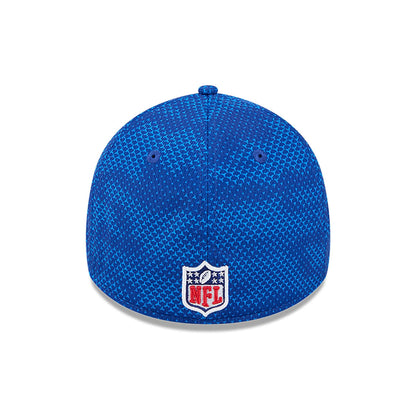 This is a Buffalo Bills NFL Sideline 2024 Blue 39THIRTY Stretch Fit Cap 5