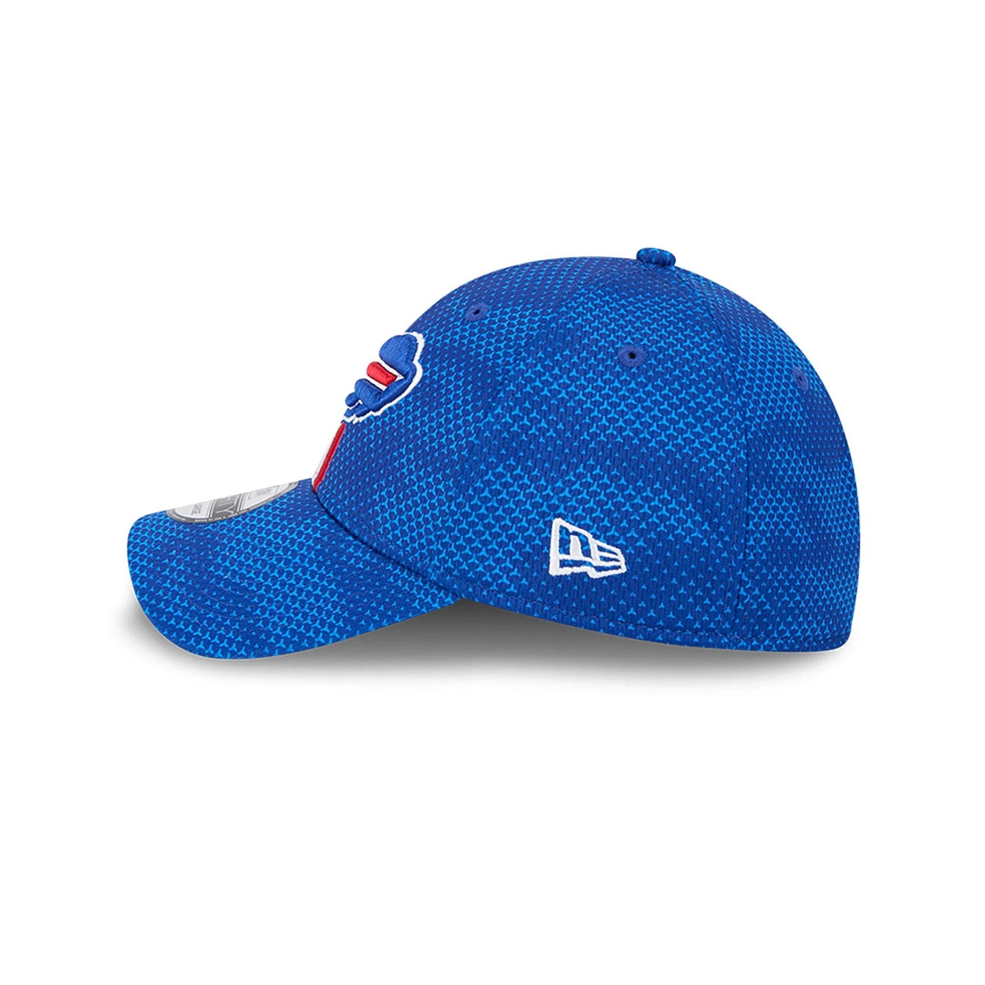 This is a Buffalo Bills NFL Sideline 2024 Blue 39THIRTY Stretch Fit Cap 7