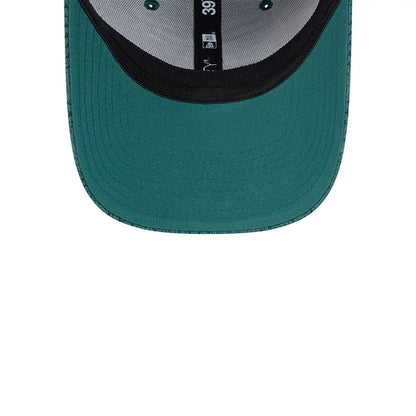 This is a Philadelphia Eagles NFL Sideline 2024 Dark Green 39THIRTY Stretch Fit Cap 4