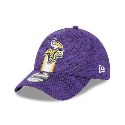 This is a Minnesota Vikings NFL Sideline 2024 Purple 39THIRTY Stretch Fit Cap 3