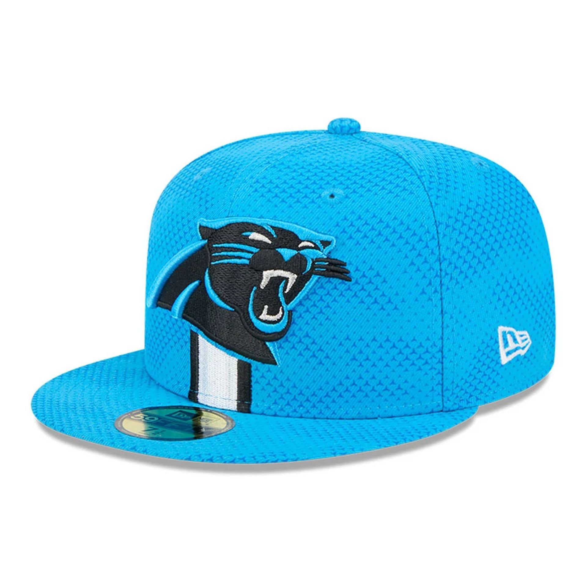 This is a Carolina Panthers NFL Sideline 2024 Blue 59FIFTY Fitted Cap 3