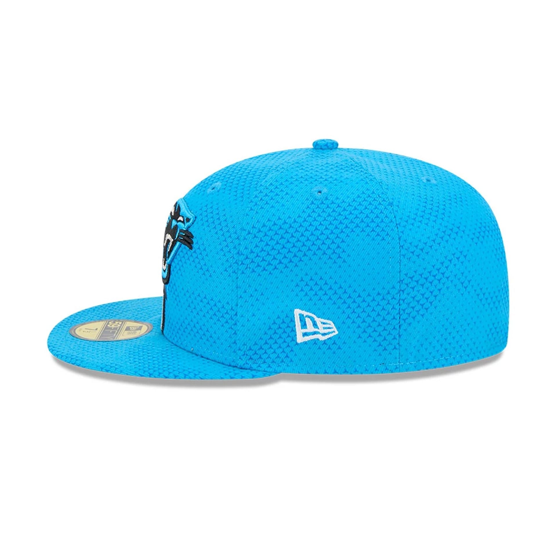 This is a Carolina Panthers NFL Sideline 2024 Blue 59FIFTY Fitted Cap 4