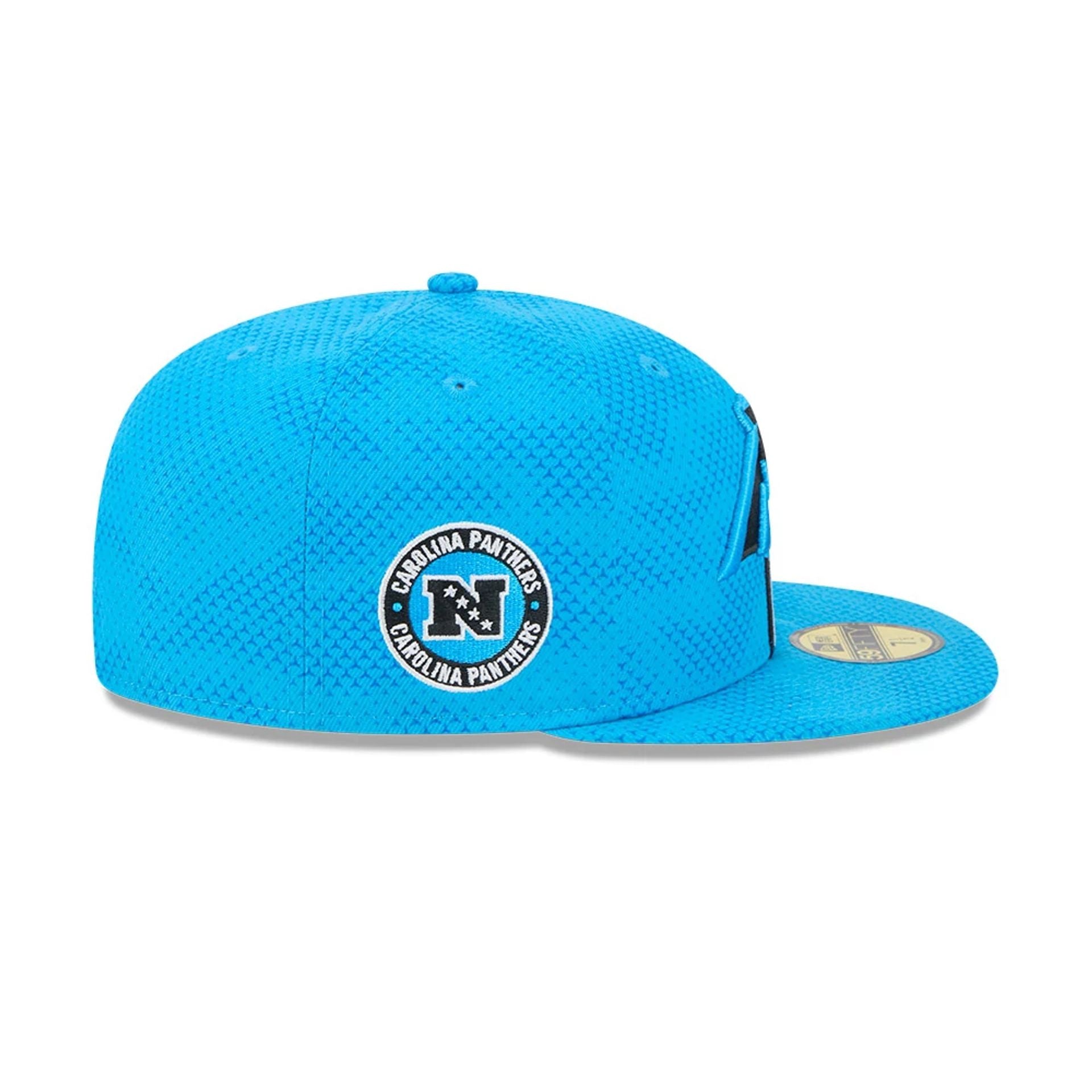 This is a Carolina Panthers NFL Sideline 2024 Blue 59FIFTY Fitted Cap 6