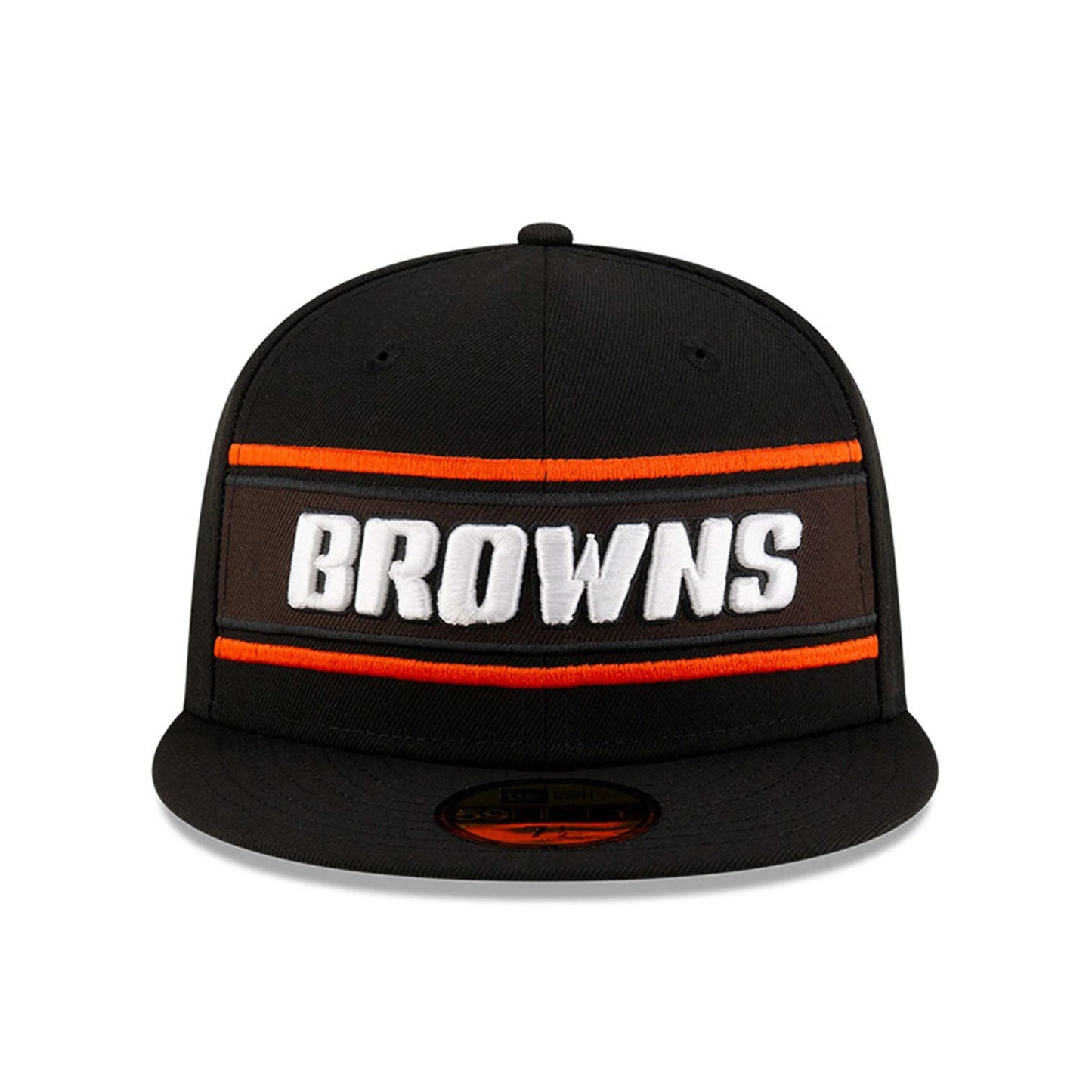 This is a Cleveland Browns NFL Sideline 2024 Black 59FIFTY Fitted Cap 3