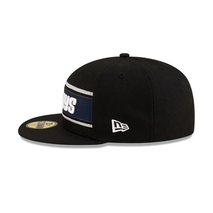 This is a Dallas Cowboys NFL Sideline 2024 Black 59FIFTY Fitted Cap 7