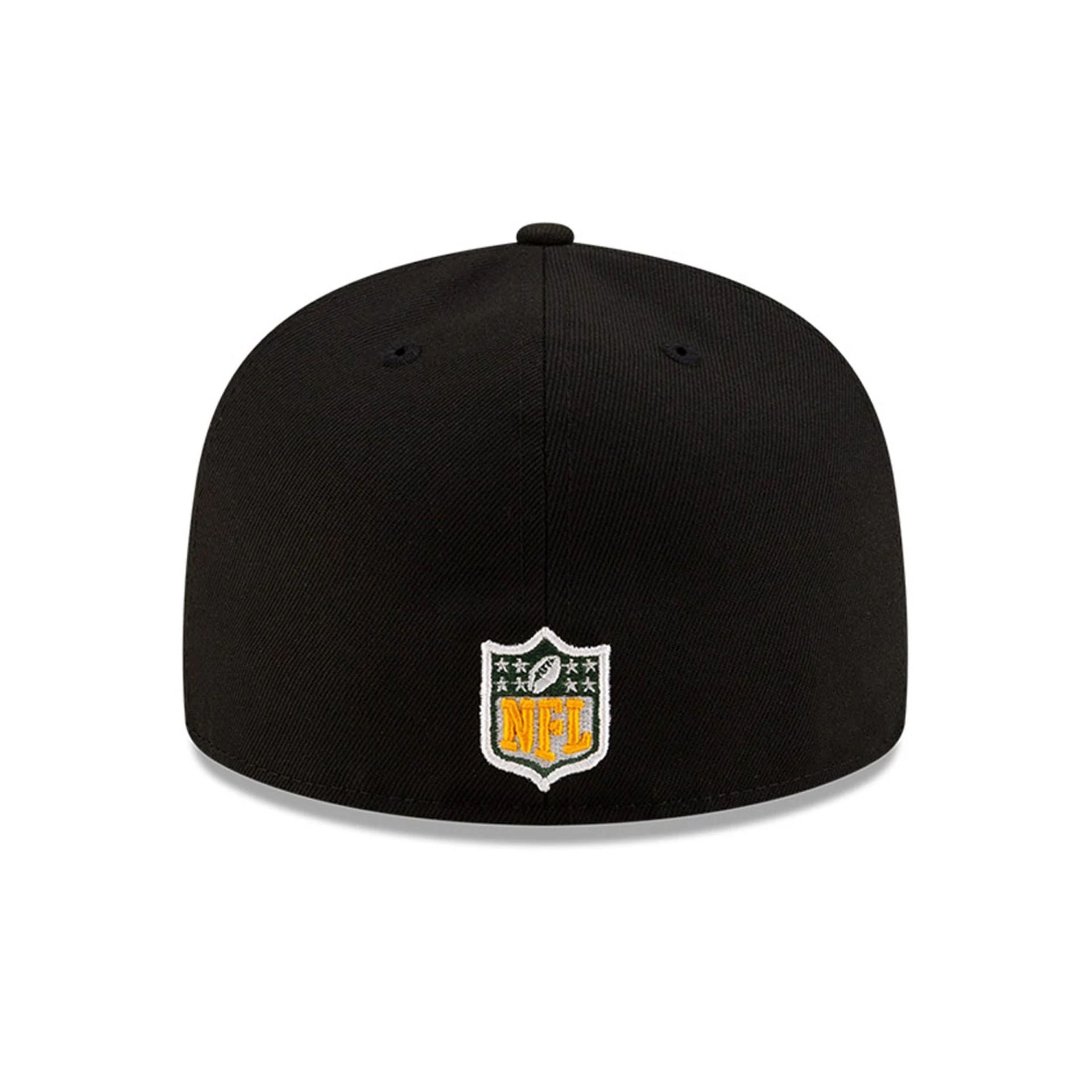 This is a Green Bay Packers NFL Sideline 2024 Black 59FIFTY Fitted Cap 5