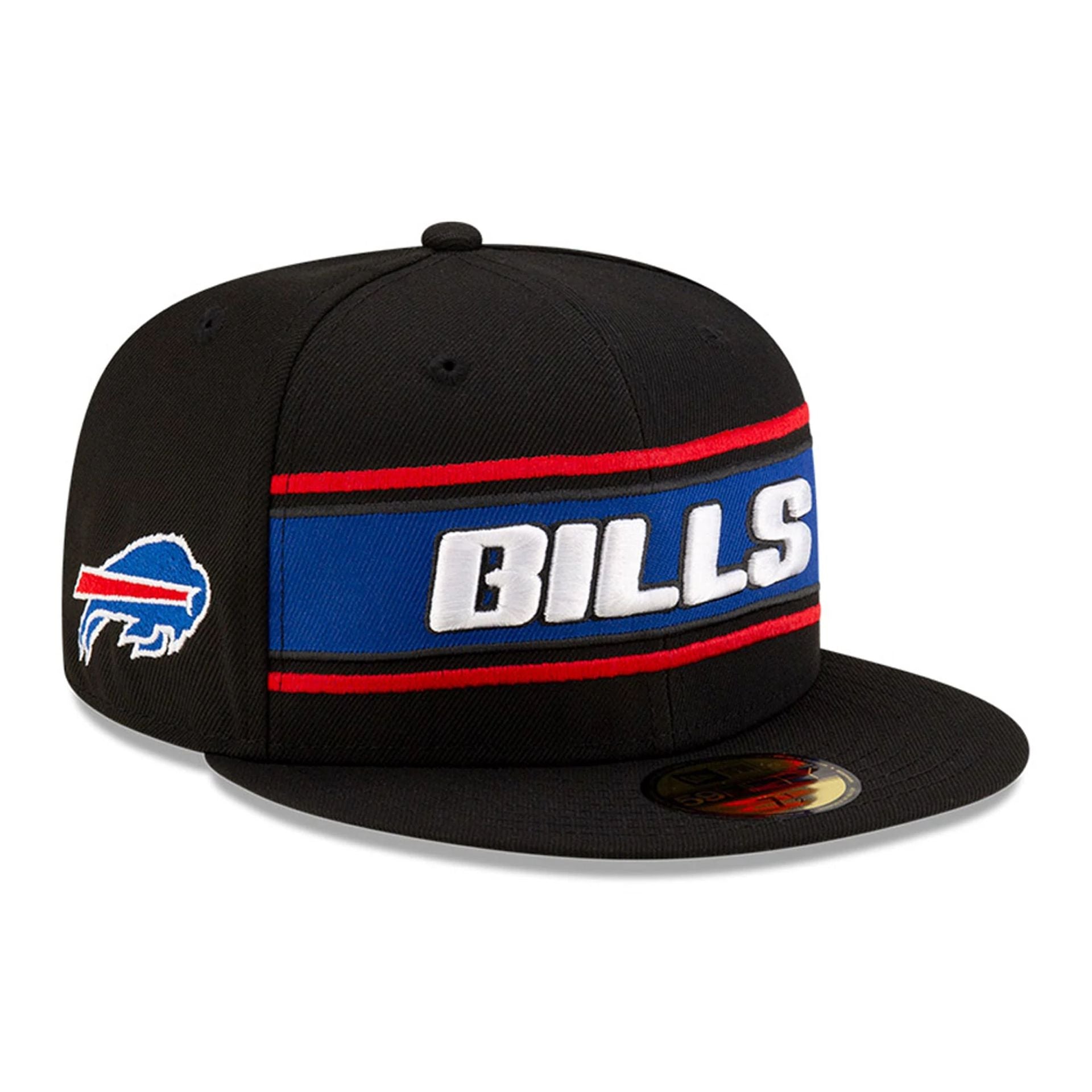 Schwarze Buffalo Bills NFL Sideline 2024 59FIFTY Fitted Cap New Era Cap DE