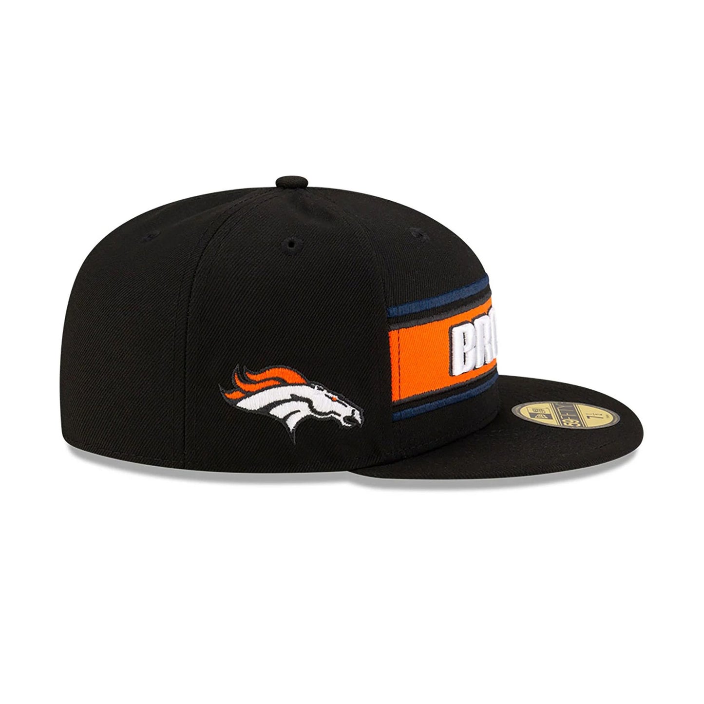 This is a Denver Broncos NFL Sideline 2024 Black 59FIFTY Fitted Cap 6