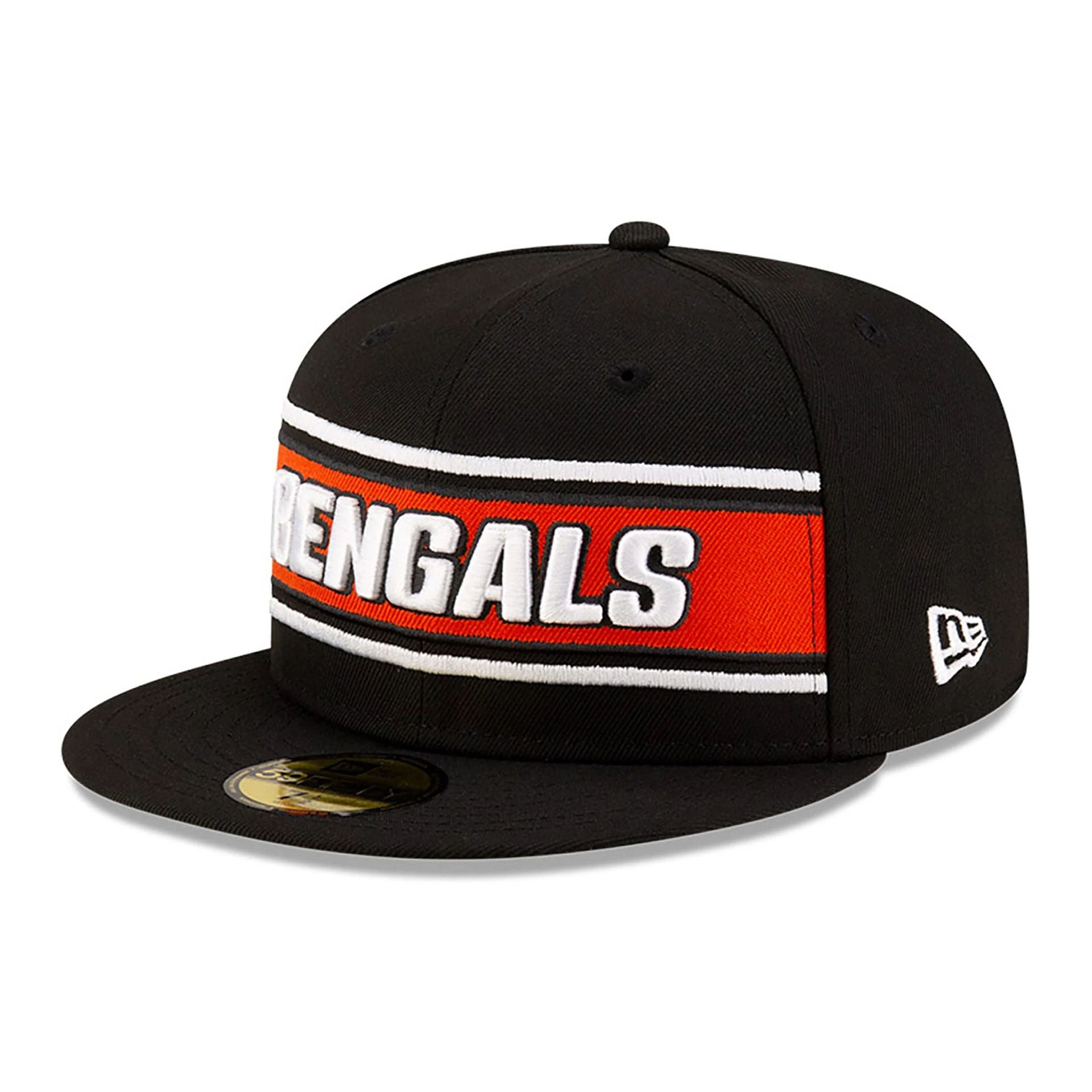 This is a Cincinnati Bengals NFL Sideline 2024 Black 59FIFTY Fitted Cap 4