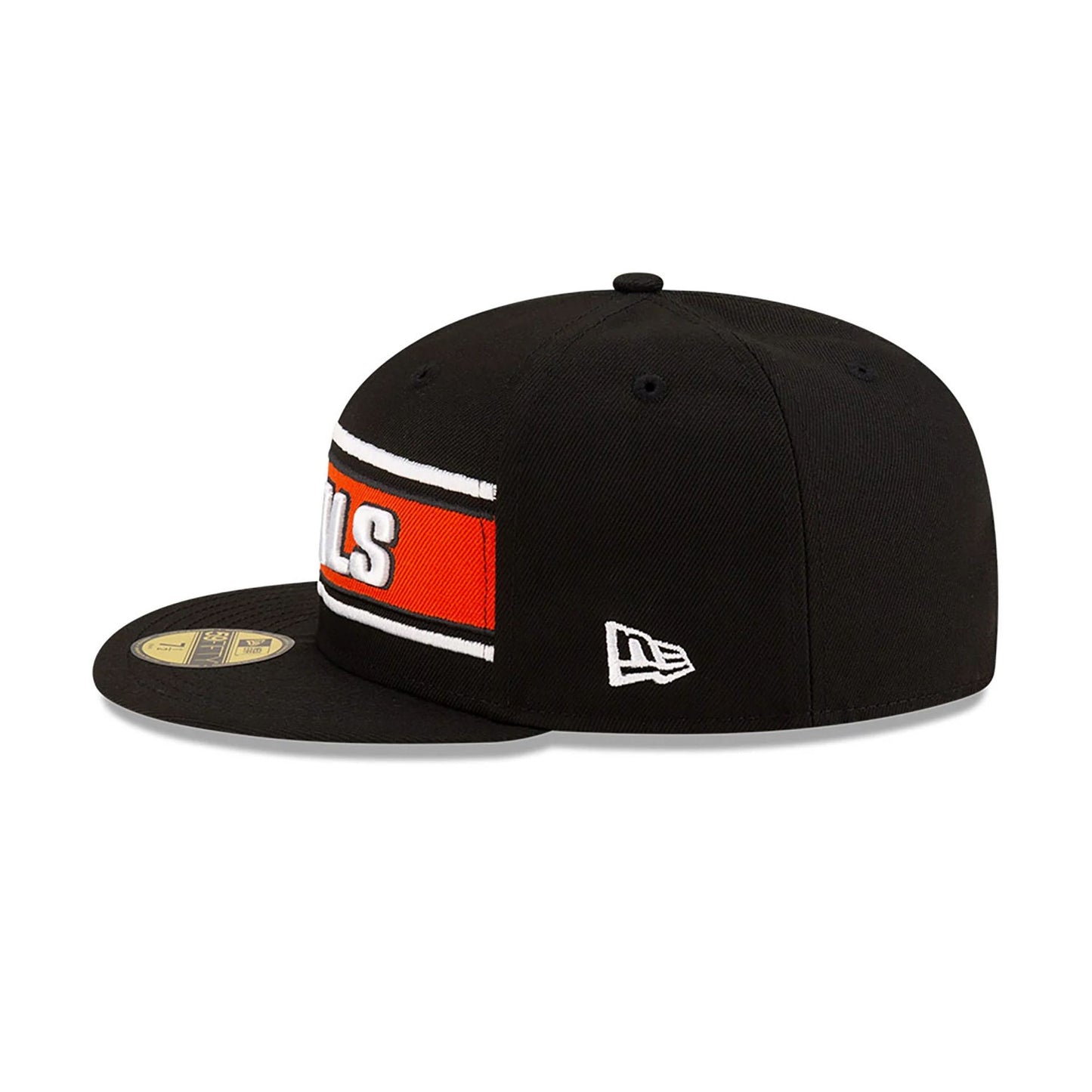 This is a Cincinnati Bengals NFL Sideline 2024 Black 59FIFTY Fitted Cap 7